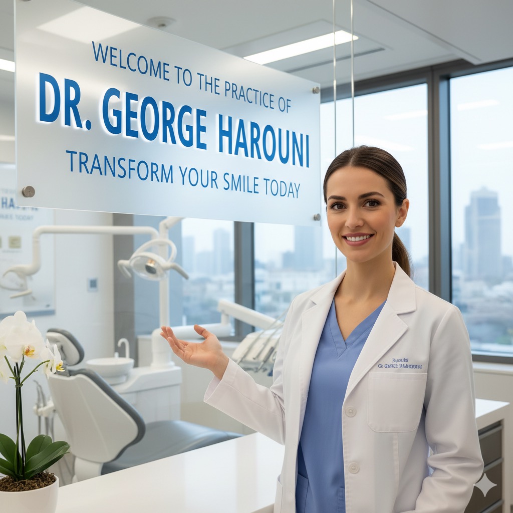 Dr. George Harouni welcoming you to his Henderson, NV practice
